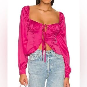 Majorelle Waldorf Top In Pink Size XS